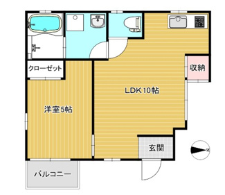 【間取り】 | プレステージAGAKEⅡ