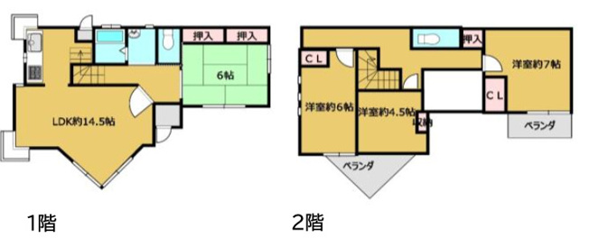 【間取り】 | 鴻巣市吹上富士見　中古戸建