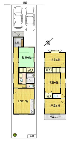 【間取り】 | 加古川市平岡町高畑　中古戸建 | 4LDKです。