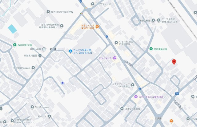 【地図】 | 加古川市平岡町高畑　中古戸建