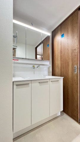 リバティパーク枚方F棟の独立洗面台