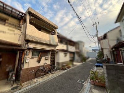 【前面道路含む現地写真】 | 浜寺船尾町西２丁　中古テラスハウス | 【オーナーチェンジ物件】表面利回り15％♪安定収入が見込める賃貸中物件です！