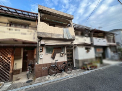 【外観】 | 浜寺船尾町西２丁　中古テラスハウス | 堺市立浜寺東小学校まで徒歩７分！堺市立浜寺中学校まで徒歩１２分！お子様が登下校もしやすい立地です！