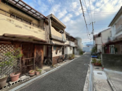【前面道路含む現地写真】 | 浜寺船尾町西２丁　中古テラスハウス | 【オーナーチェンジ物件】