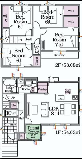 【間取り】 | 小倉北区片野新町１丁目 | ◆賃貸物件と売買物件の違いをご存じですか？
売買物件はクリーニングやリフォームが必要なお部屋がほとんどです。また新築物件はカーテンレールや網戸、TVアンテナがオプションとなり本体価格とは別になります。