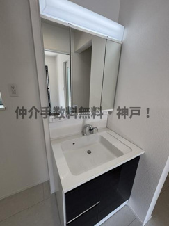 【独立洗面台】 | 神戸市西区枝吉1丁目　新築戸建　仲介手数料無料！ | 使いやすい独立洗面台です