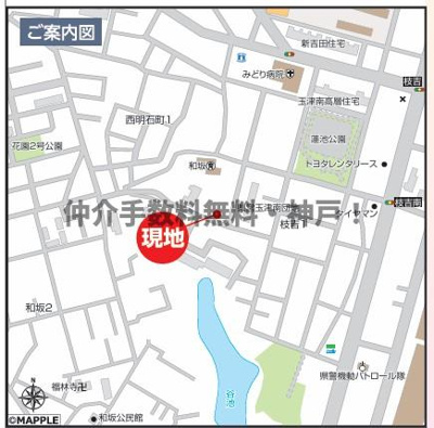 【地図】 | 神戸市西区枝吉1丁目　新築戸建　仲介手数料無料！ | 西区枝吉1　新築　仲介手数料無料！