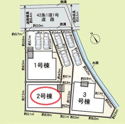 【区画図】 | クレイドルガーデン加古川市野口町良野第１２ | 区画図