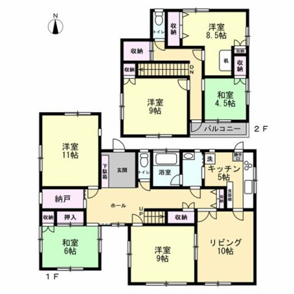 【間取り】 | 伊東市宇佐美　戸建