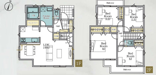 藤沢市天神町2期　新築戸建　全2棟1号棟