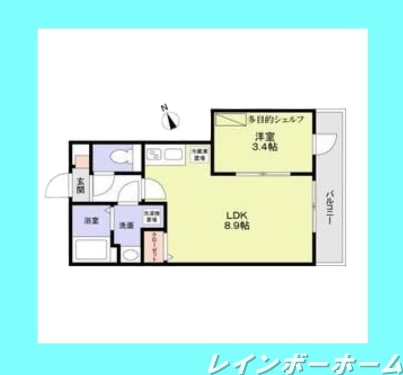 仲介手数料50％半額キャンペーン物件の間取り