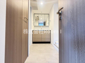 【洗面所】 | ザ・パークハビオ谷町六丁目クロス | 使いやすい洗面所です