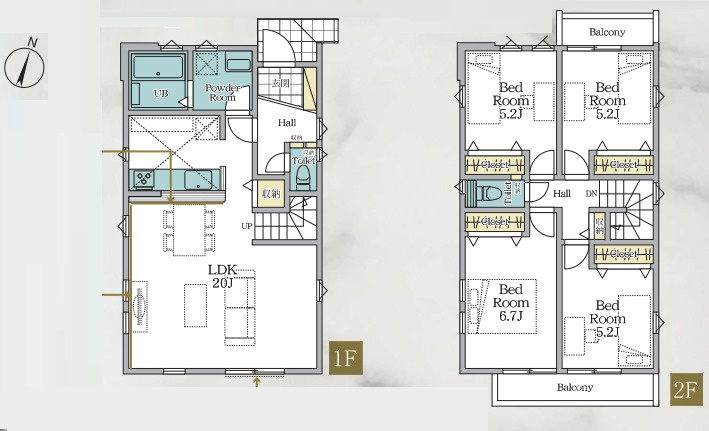 藤沢市天神町2期　新築戸建　全2棟2号棟