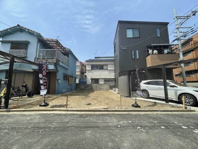 片鉾本町　新築戸建の前面道路含む現地写真