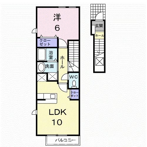 【間取り】 | リバティハウスＢ