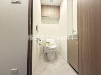 【トイレ】 | ザ・パークハビオ谷町六丁目クロス | 清潔感のあるトイレです