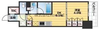 【間取り】 | ザ・パークハビオ谷町六丁目クロス