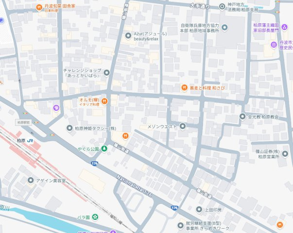 丹波市柏原町柏原 　第3期　新築一戸建ての地図
