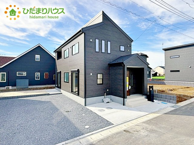 【外観】 | ひたちなか足崎19期　新築戸建　1号棟 | 平日・お仕事帰りなど、いつでもご案内致します！お気軽にお問い合わせ下さい♪お待ちしております！（0120-01-9944）