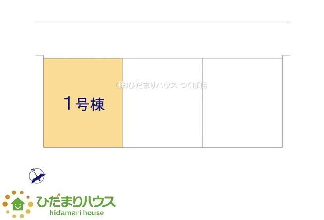 【区画図】 | ひたちなか足崎19期　新築戸建　1号棟 | カースペースを4台完備しているため、スペースを多目的に活用できます