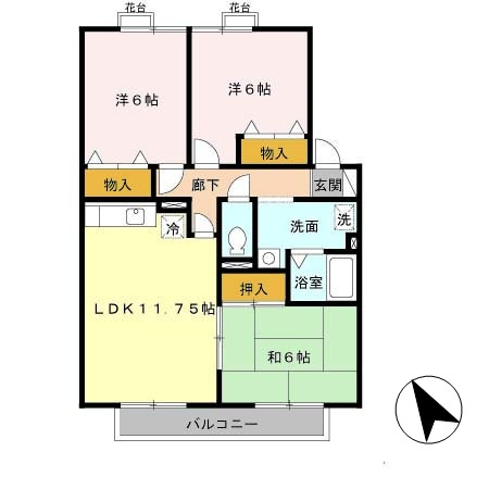 23番館の間取り