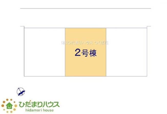 【区画図】 | ひたちなか足崎19期　新築戸建　2号棟 | 時間がない時も車の出し入れがしやすい並列駐車場を3台完備