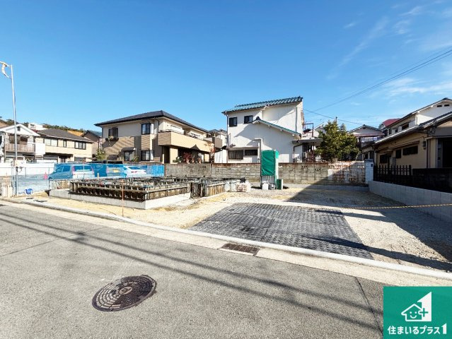 神戸市垂水区北舞子　新築一戸建ての外観|現在の進捗状況です！順調に作業進行中、完成が待ち遠しいです！詳細の間取り等、お気軽にお問い合わせください！