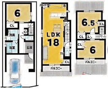【区画図】 | K12069-翔鸞 | 建築プラン