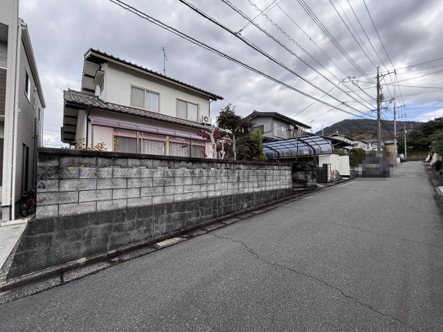 売土地　　伴東8丁目の前面道路含む現地写真