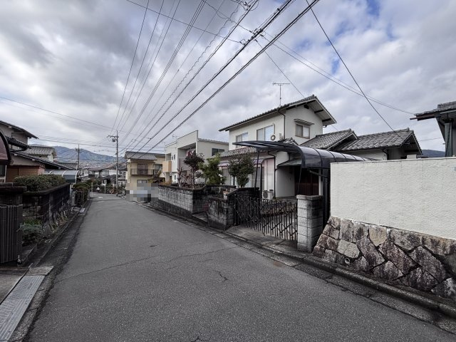 売土地　　伴東8丁目の前面道路含む現地写真