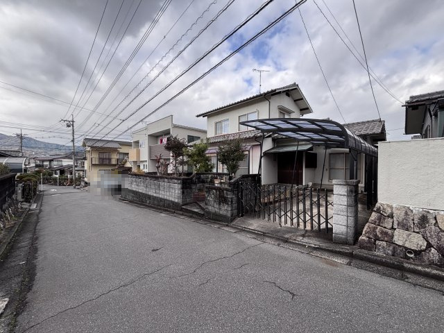 売土地　　伴東8丁目の前面道路含む現地写真