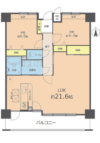 サンヴェール海老園の間取り