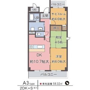 ラ・ペイナタールの間取り