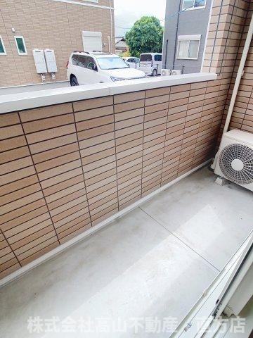 メゾン・ド・ソレイユＢのバルコニー