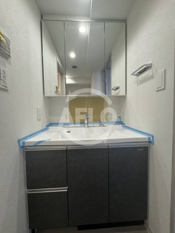 プレサンス大正フレンジ　三軒家東小学校区の独立洗面台|プレサンス大正フレンジ　独立洗面台