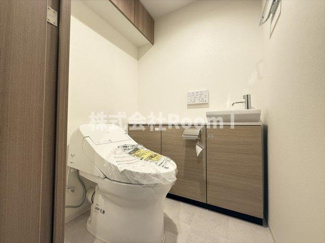 【トイレ】 | ザ・パークハビオ谷町六丁目クロス | 清潔感のあるトイレです