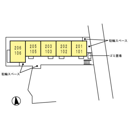 ミズカ ラトゥールの区画図