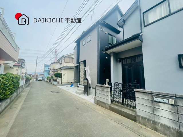 【前面道路含む現地写真】 | 桶川市末広2丁目　2期　新築戸建　全1棟　1号棟