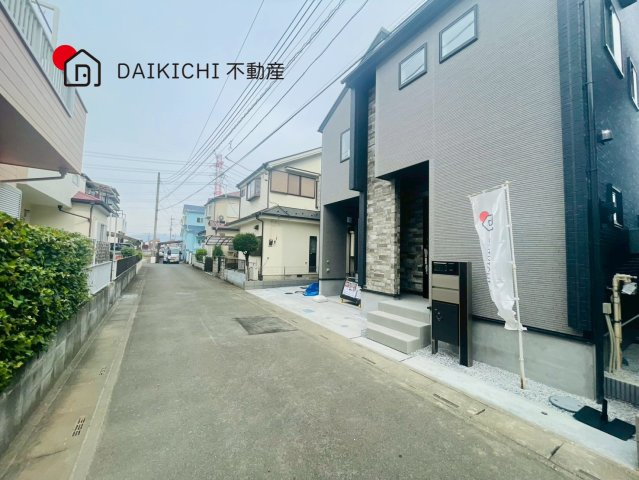 【前面道路含む現地写真】 | 桶川市末広2丁目　2期　新築戸建　全1棟　1号棟