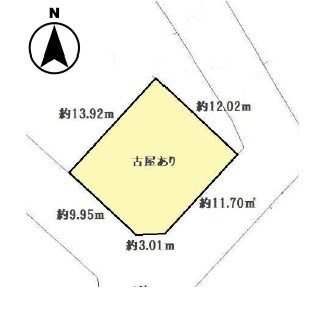 鶴ヶ島市脚折売地の土地図