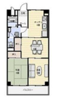 【間取り】 | 北野田大発マンション