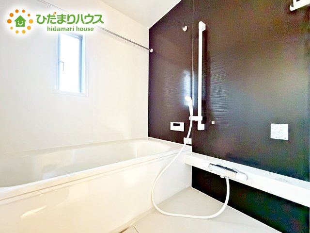 【浴室】 | 笠間市旭町第8　新築戸建　1号棟 | くつろぎのバスルームはゆったりリラックスできる1坪タイプ♪