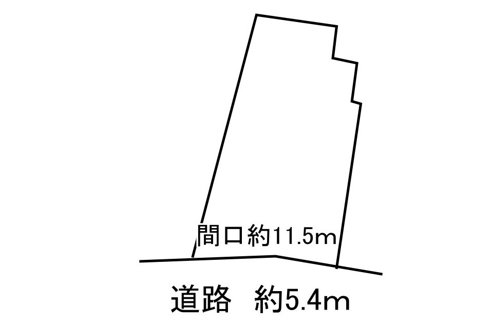土地　初日町1丁目の土地図