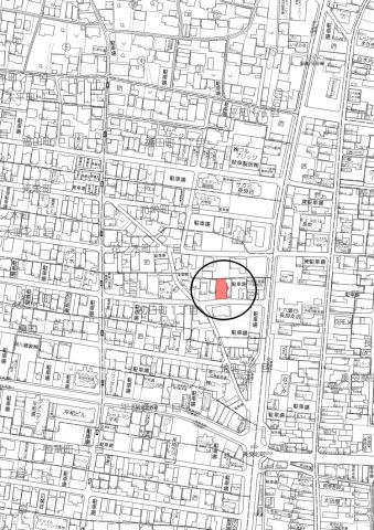 土地　初日町1丁目の地図