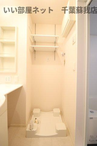 シャリテレーヴ　Ｂの洗面所|洗濯機置場