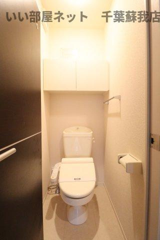 シャリテレーヴ　Ｂのトイレ|清潔感のあるトイレです