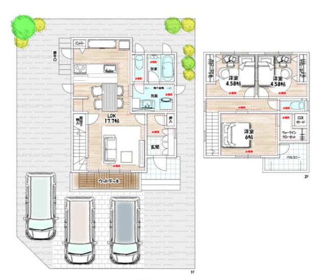 【間取り】の画像