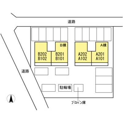 【区画図】 | ファミーユメイ A棟