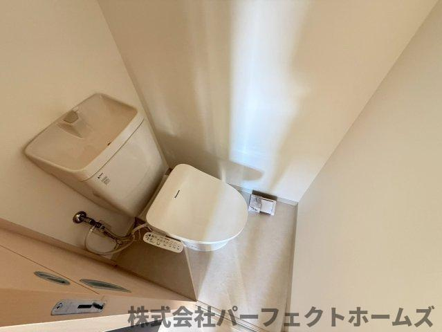 枚方ハイツ2号棟のトイレ|落ち着いたトイレです