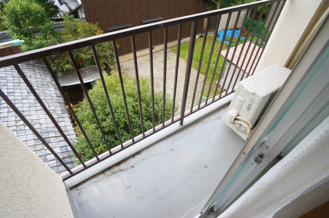 田村マンションのバルコニー